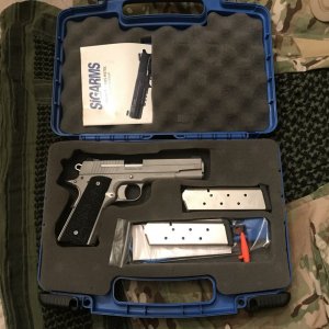 SIG GSR - Stainless - Fair condition - box and papers - $650