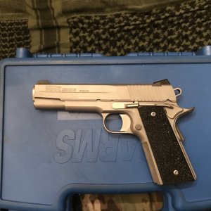 SIG GSR - Stainless - Fair condition - box and papers - $650