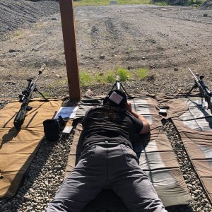 Straightback Behind the Rifle