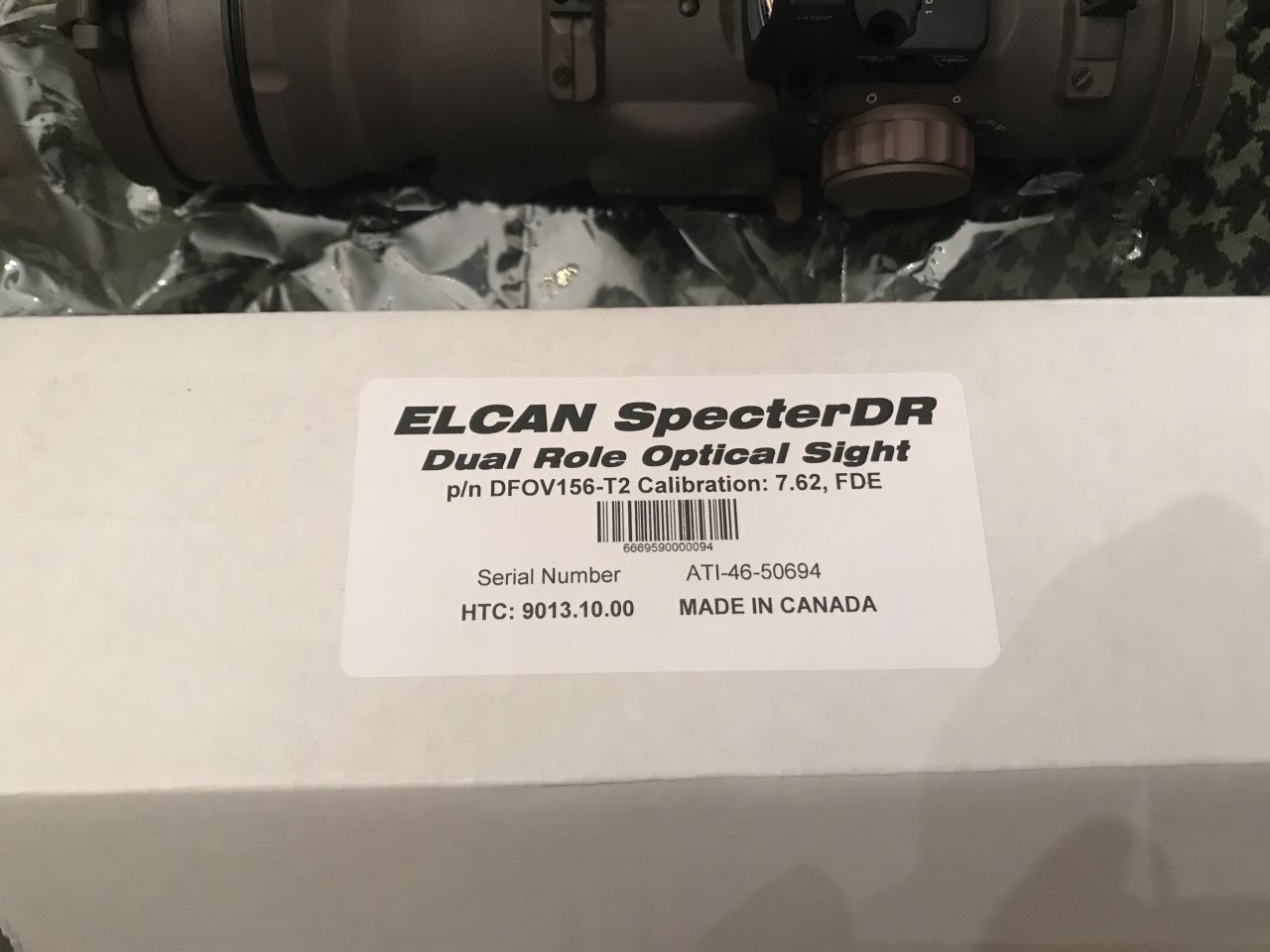 ELCAN - DFOV156-T2 - SpecterDR - 1.5/6 in FDE 7.62 I literally just unwrapped this for the pictures, Its brand new, I have the RMR mount and a RMR06 With RMR - $2300 Without - $1950