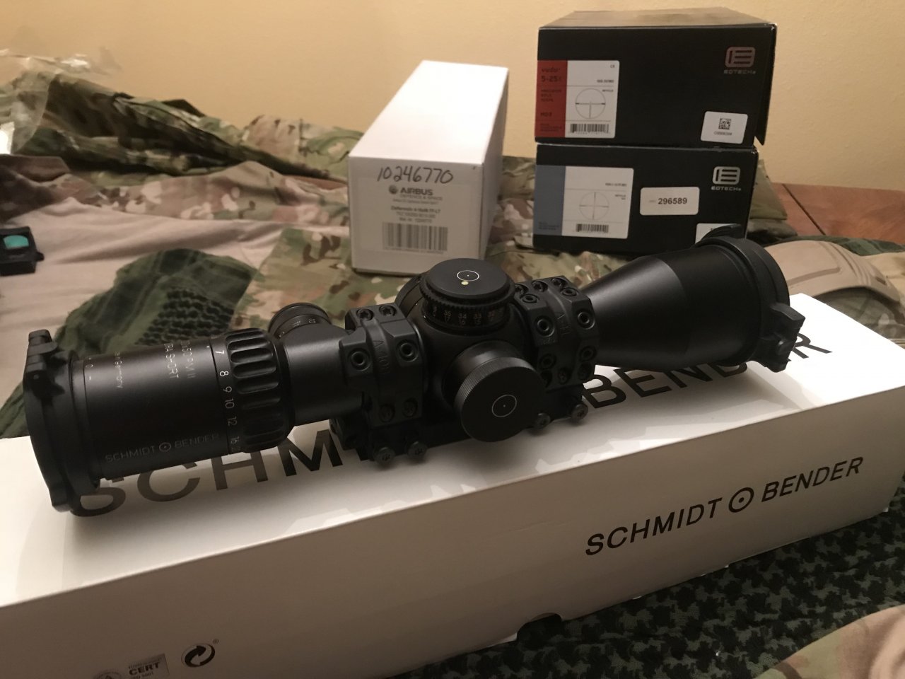 Schmidt & Bender - 5-20X50 PMII LP P4F - Ultra Short with the SPUHR Mount  Its brand new, I bought it for the .224 and now I've decided to part everything With the mount $3150 Without the mount $2850