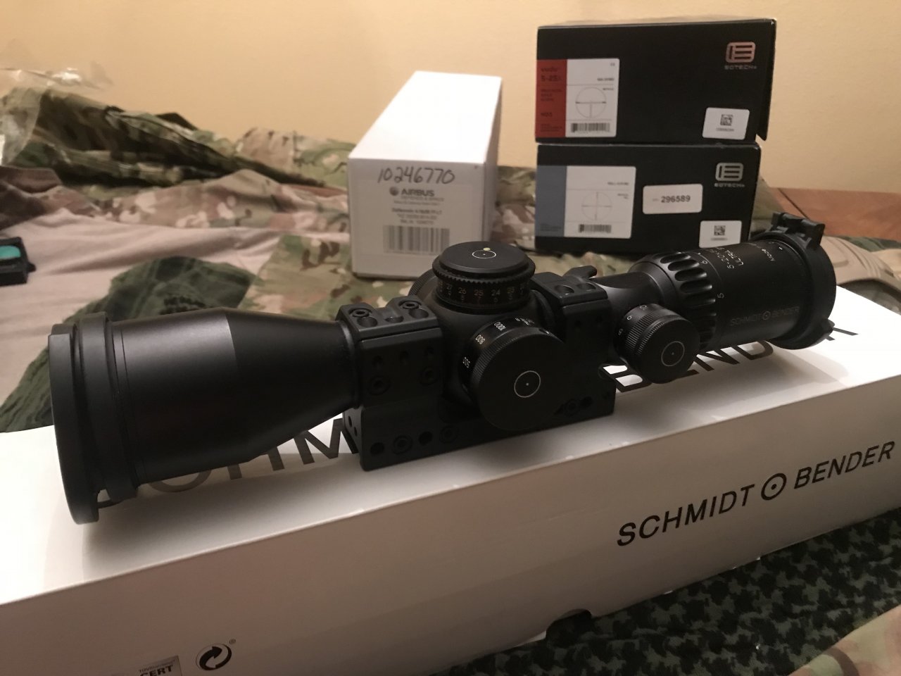 Schmidt & Bender - 5-20X50 PMII LP P4F - Ultra Short with the SPUHR Mount  Its brand new, I bought it for the .224 and now I've decided to part everything With the mount $3150 Without the mount $2850